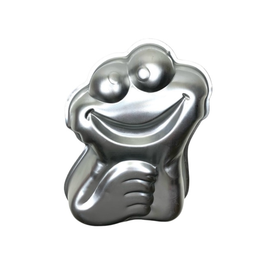 Vintage 70’s Muppets Cookie Monster Molded Cake Pan Wilton 3D Baking Tin